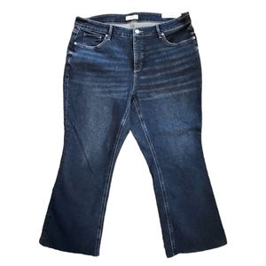 Loft Plus high waist flare crop size 18 NWT